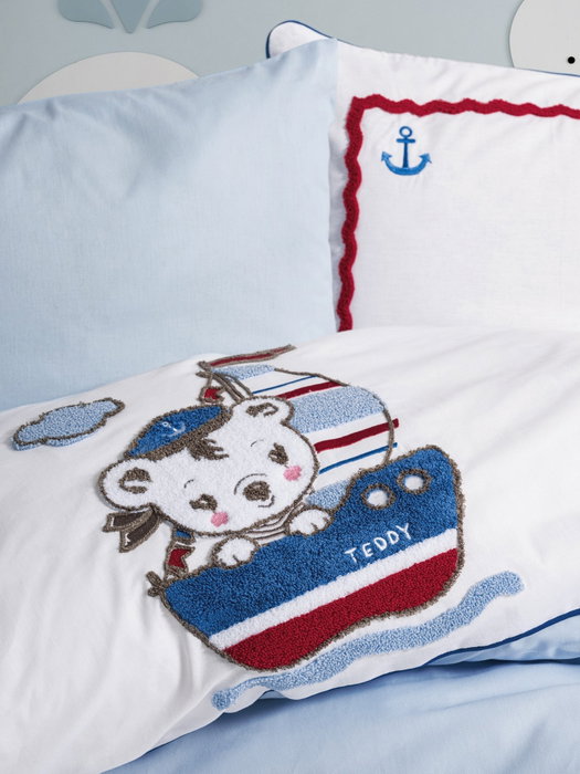 L'essentiel linge de maison Miniyo - Azul